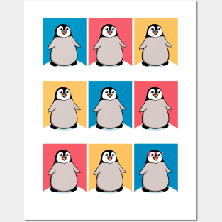 Penguin Collage Posters and Art